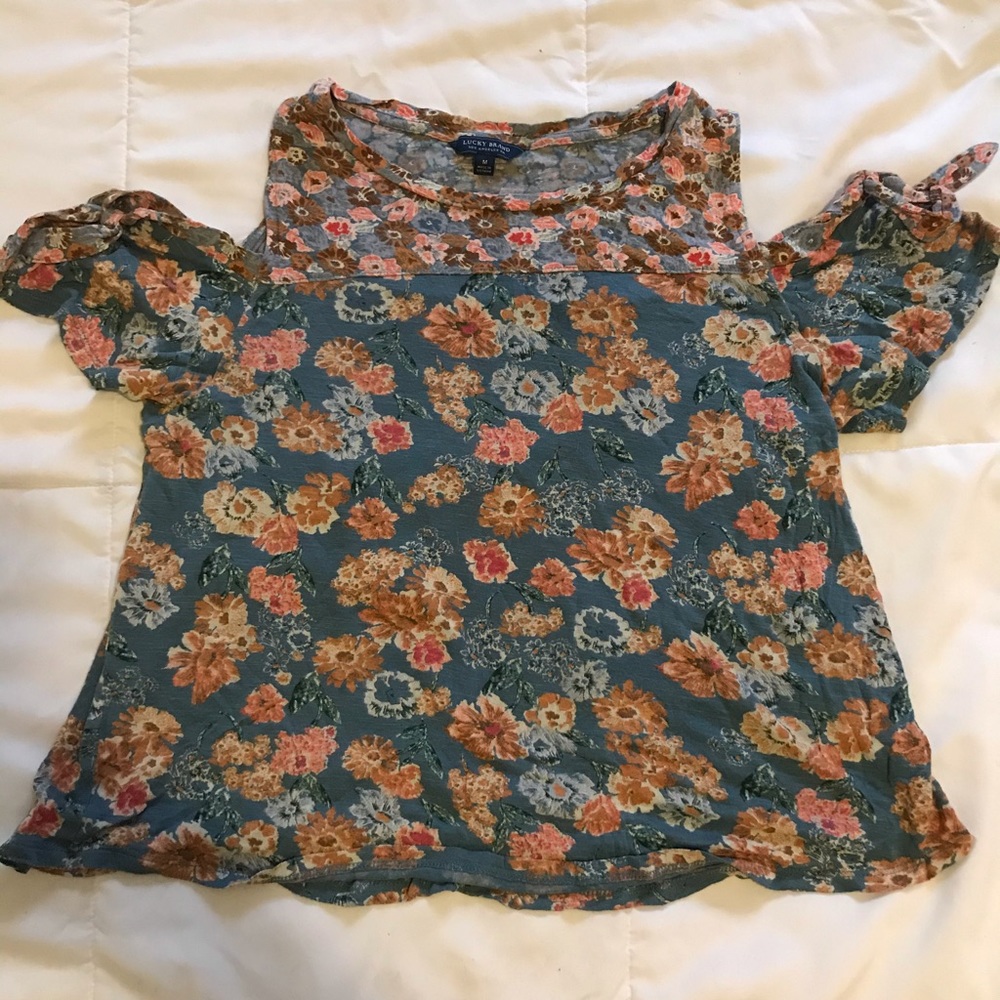Lucky Brand off the shoulder top